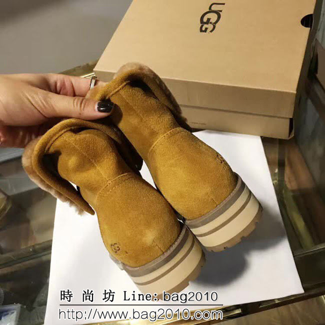UGG 2018新款 獨家爆款 拉鏈翻毛 時尚保暖 雪地靴 QZS2619
